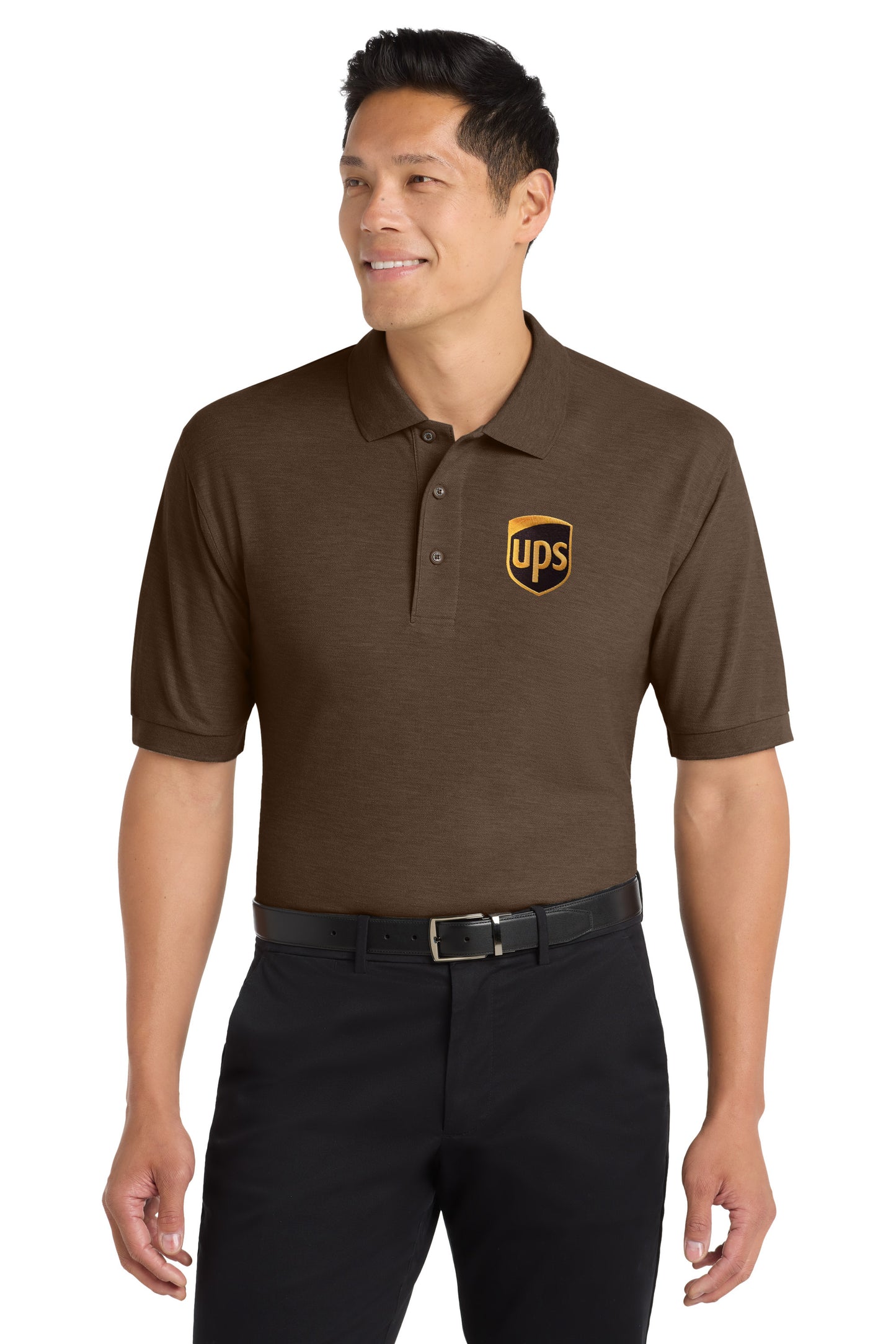 UPS Uniform Polo β Silk Touch Shirt for Delivery Drivers