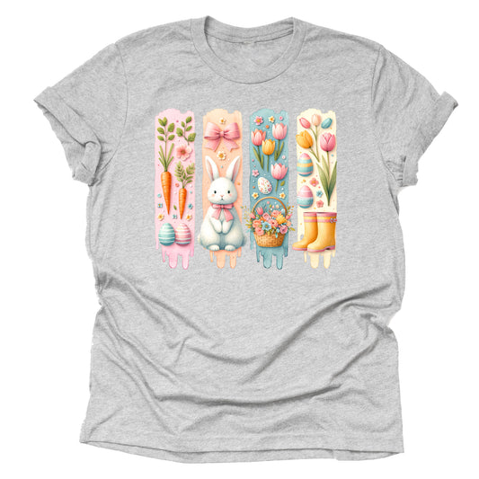 Easter Icons Brushstrokes Shirt - Casual Easter Tee