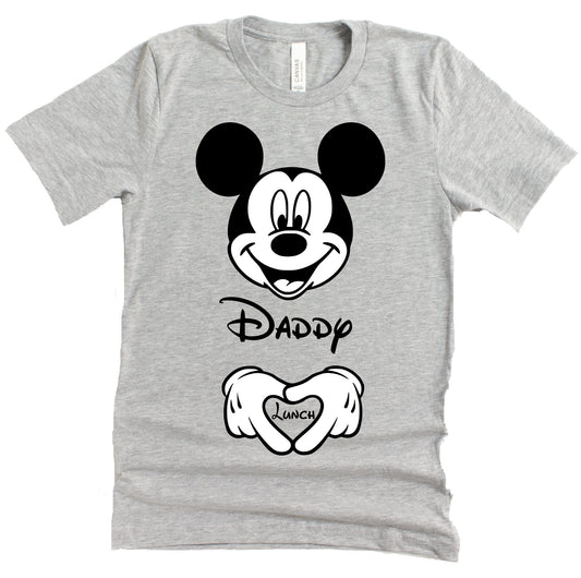 Minnie Mommy and Mickey Daddy T-Shirt Pregnancy Announcement
