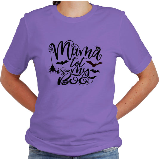 MamaTot is My Boo Halloween Shirt for Moms & Tots