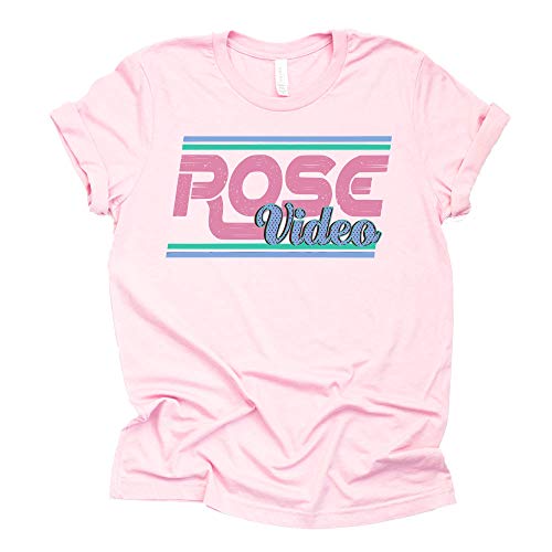 Rose Video Graphic T-Shirt - Trendy Casual Top