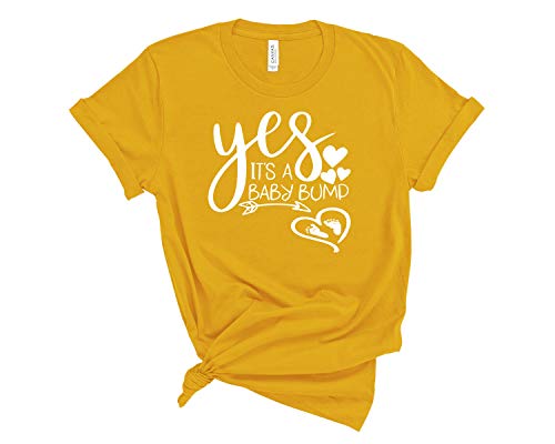 Yes It's a Baby Bump Pregnancy Announcement Shirt