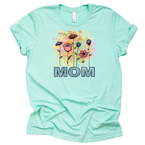 Wildflower Mom Shirt - Stylish Floral Tee for Women