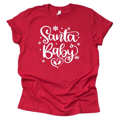 Santa Baby Shirt | Holiday Pregnancy Announcement Tee