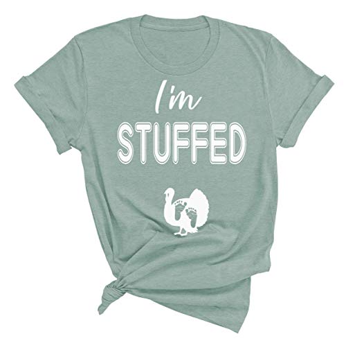 I'm Stuffed Pregnancy Announcement Tee for Fun Gatherings