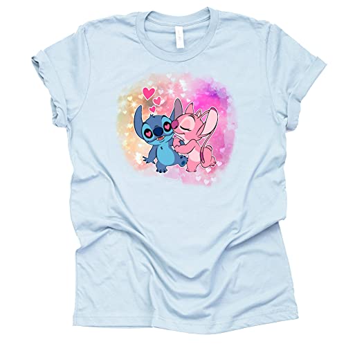Stitch and Angel Kiss Disney Shirt | Cute Vacation Apparel