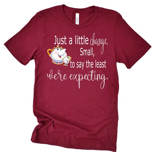 Disney Beauty and the Beast Pregnancy Announcement Shirt