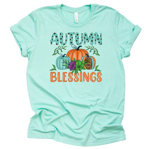 Autumn Blessing T-Shirt with Pumpkins & Cider
