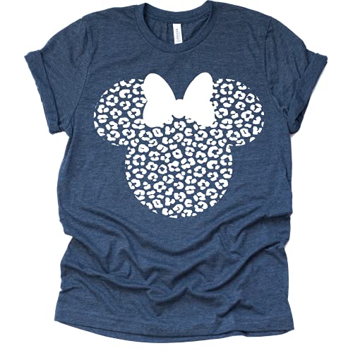 Leopard Minnie Shirt - Stylish Animal Graphic Tee