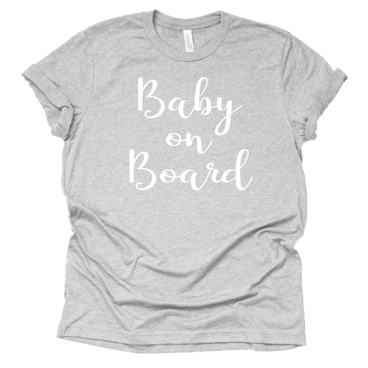Baby on Board Pregnancy Announcement Shirt - Celebrate in Style!