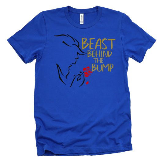 Beauty and the Bump Pregnancy Announcement T-shirt Set