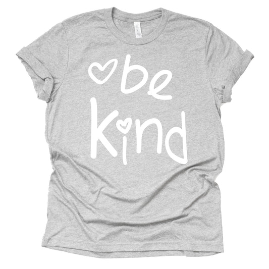 Be Kind Yellow Graphic T-Shirt for Adults