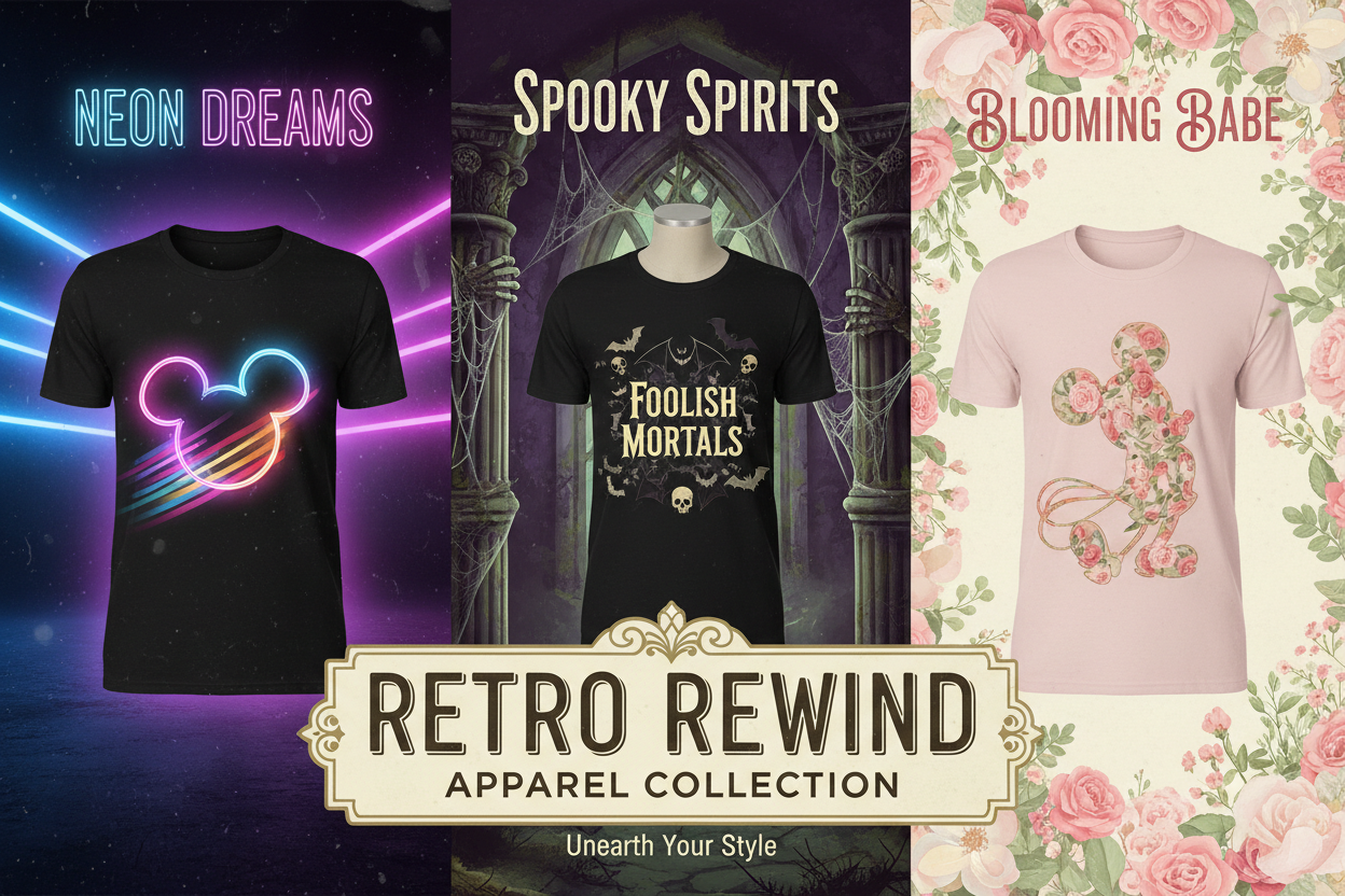 Disney-Themed T-Shirts for Fans