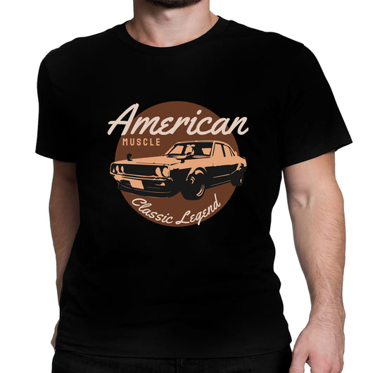 American Muscle Car Graphic Tee - Classic Legend Shirt