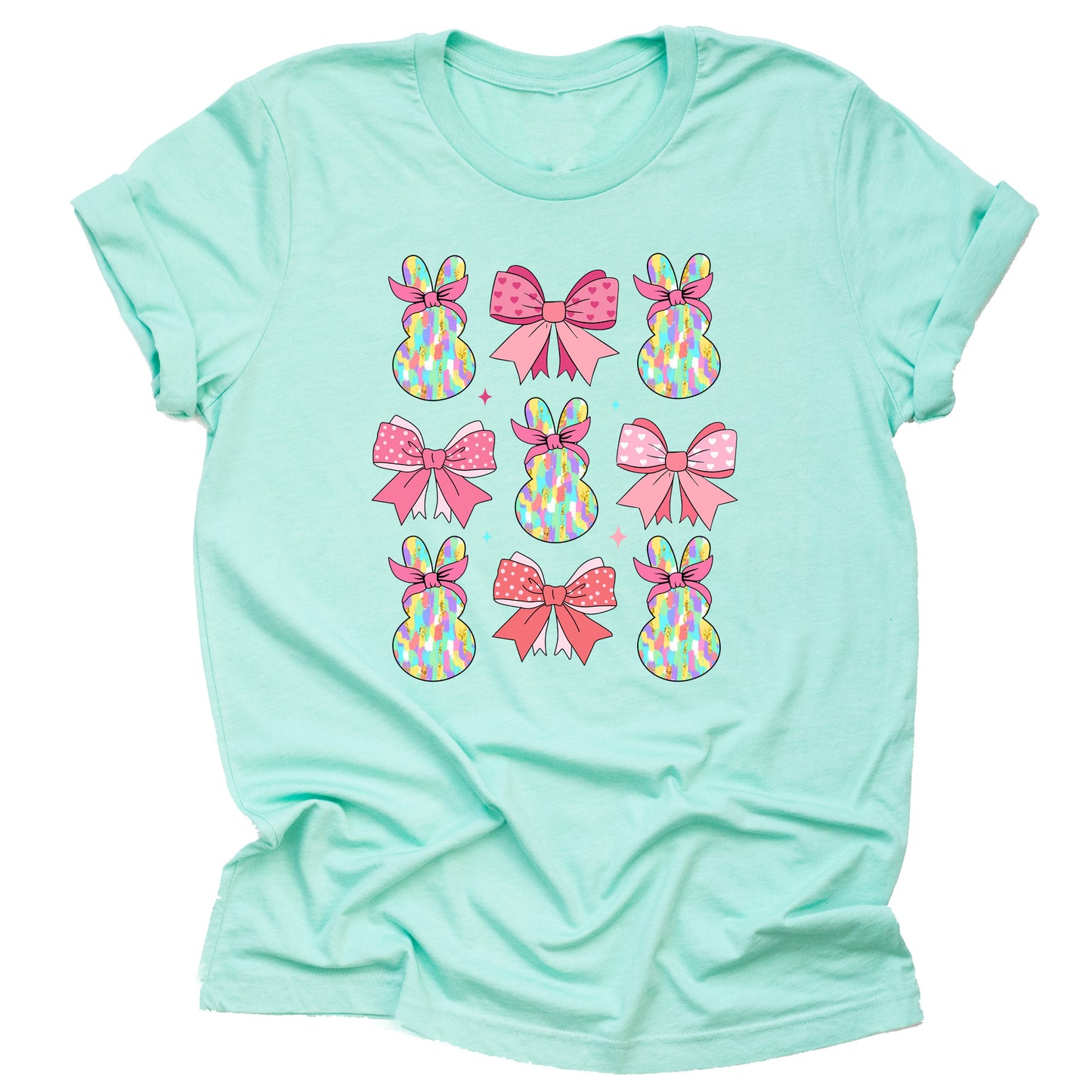 Pink Bunnies Bows Easter Shirt – Adorable Holiday Tee