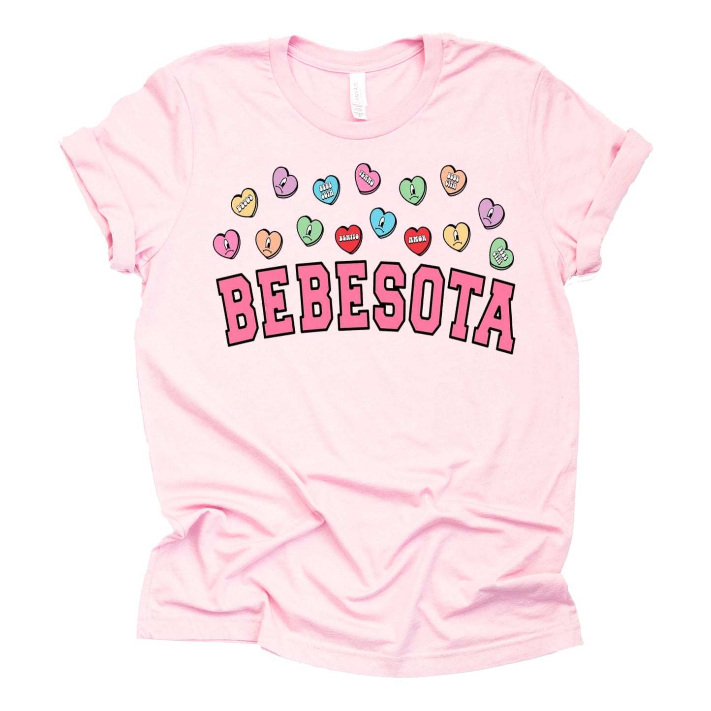 Bebesota Valentine Graphic Casual Short Sleeve Shirt
