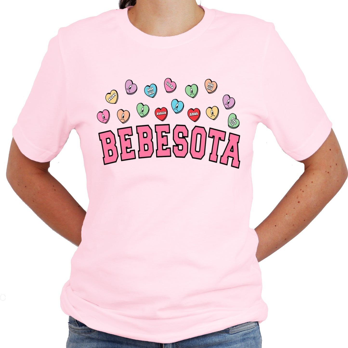 Bebesota Valentine Graphic Casual Short Sleeve Shirt