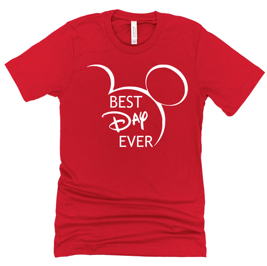 Disney Best Day Ever Shirt - Mickey Graphic Tee