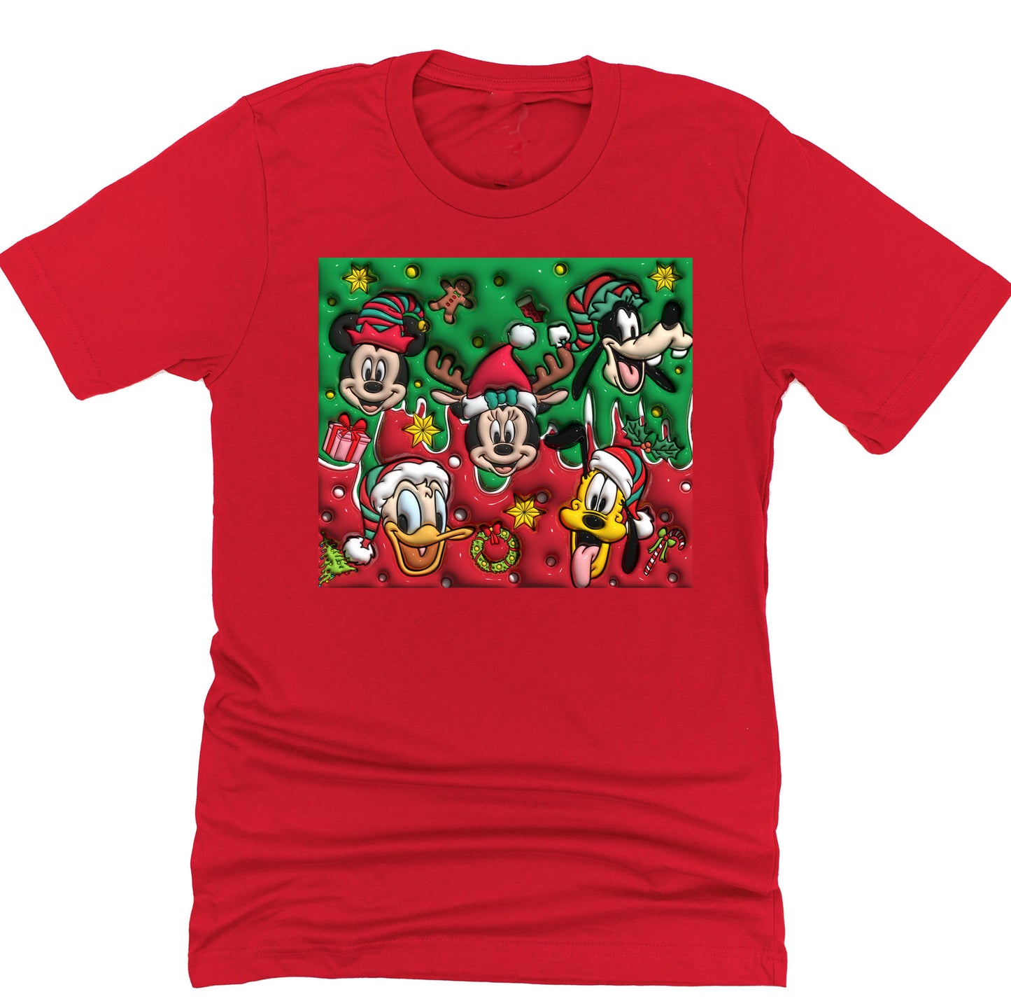 Christmas Mickey and Friends Short Sleeve Shirt