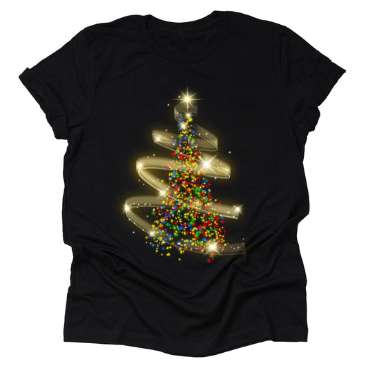 Christmas Glow Graphic Tee – Festive Short Sleeve