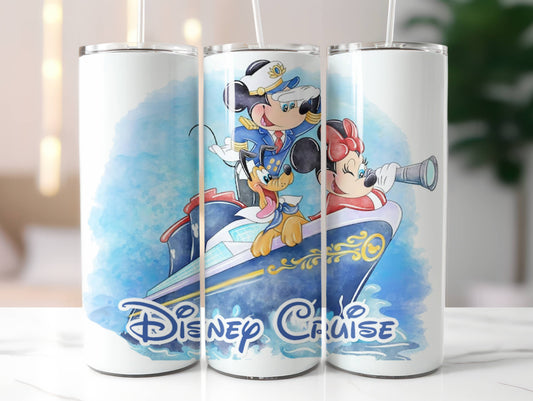 Disney Cruise Insulated Tumbler with Lid and Straw
