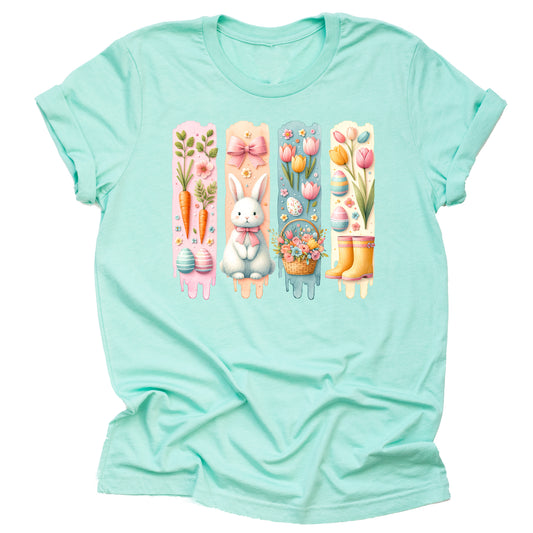 Easter Icons Brushstrokes Shirt - Casual Easter Tee