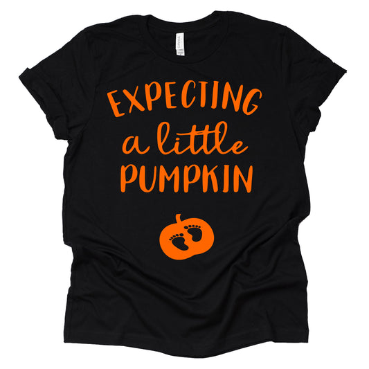 Expecting a Little Pumpkin Pregnancy Announcement Shirt