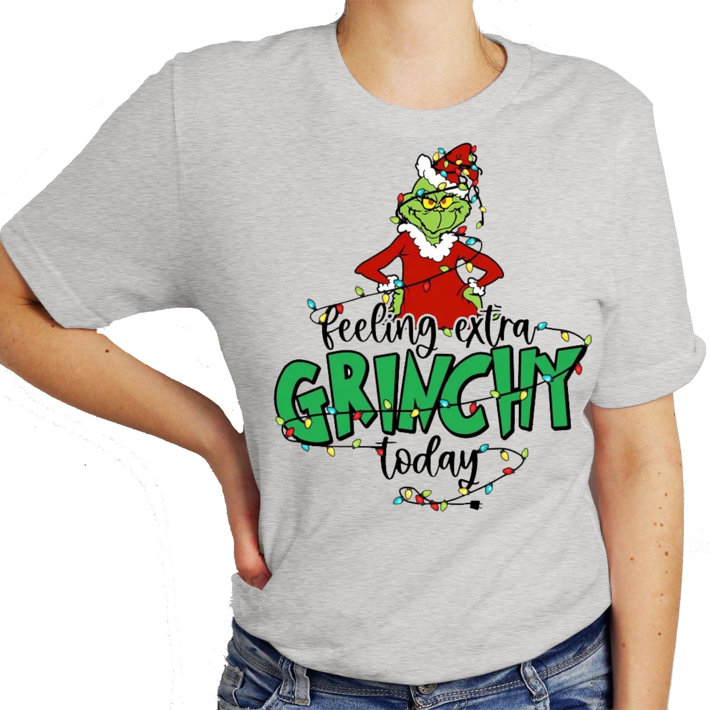 Feeling Extra Grinchy Today Shirt – Fun Christmas Tee