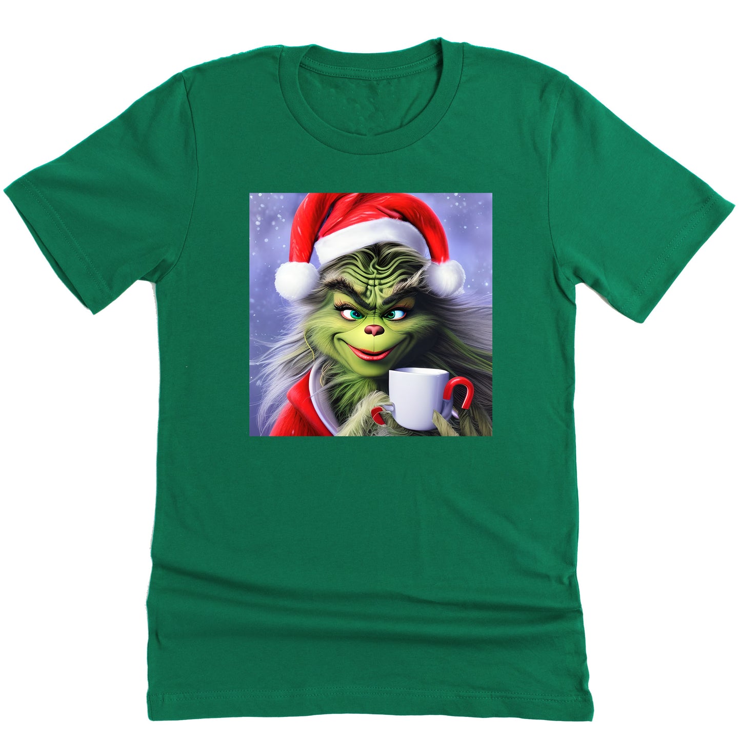 Grinch Christmas Coffee Shirt - Fun Short Sleeve Tee
