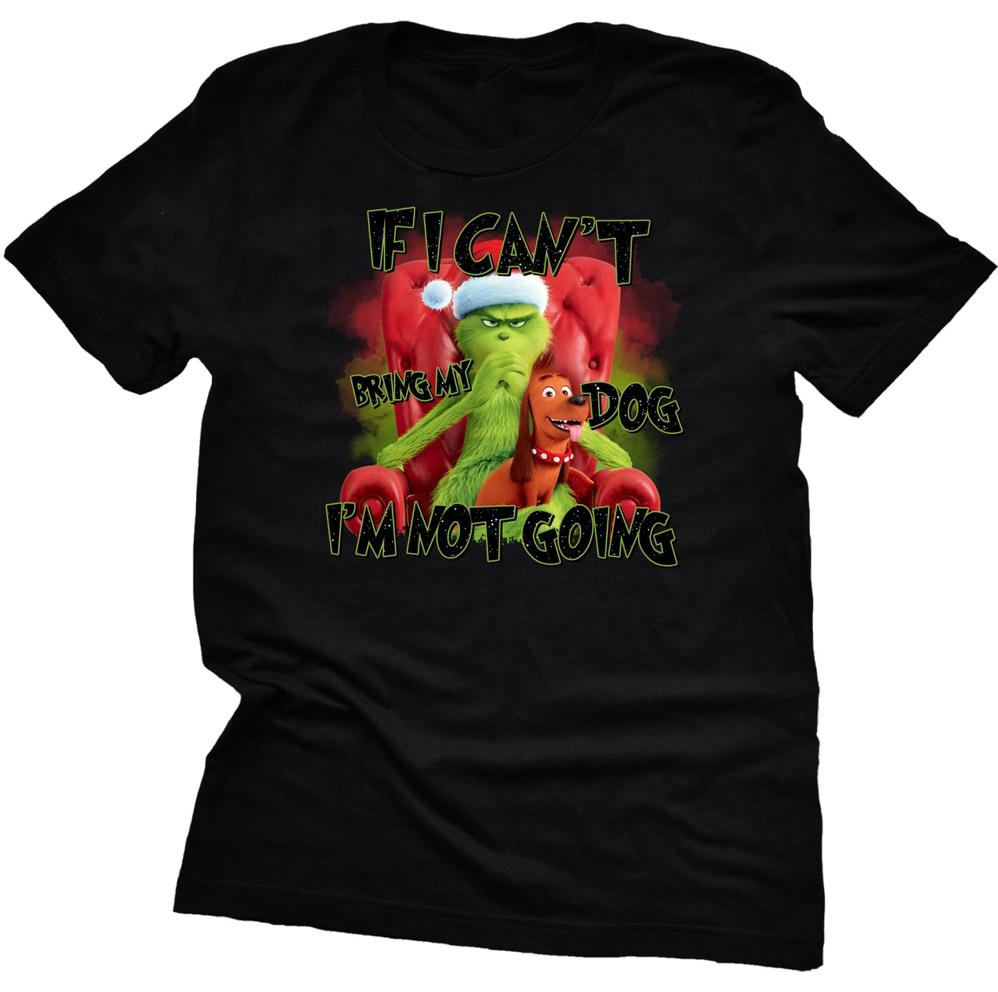 Grinch Christmas Dog Lover Short Sleeve Shirt