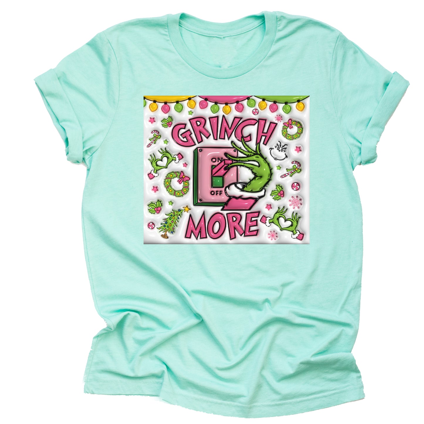 Grinch Mode On Christmas Casual Short Sleeve Shirt
