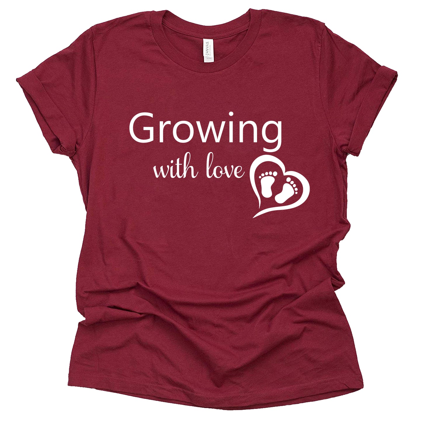 Growing with Love Shirt - Sweet Pregnancy Announcement Tee