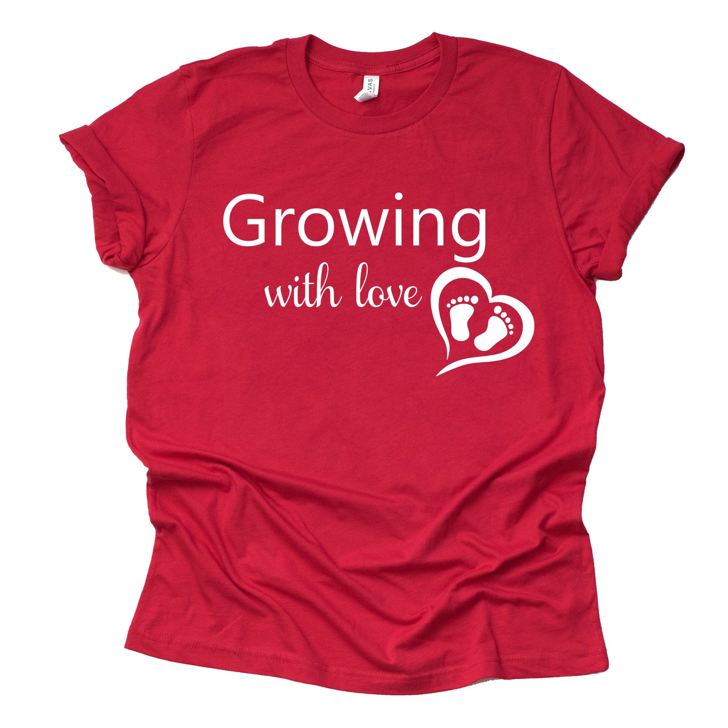 Growing with Love Shirt - Sweet Pregnancy Announcement Tee