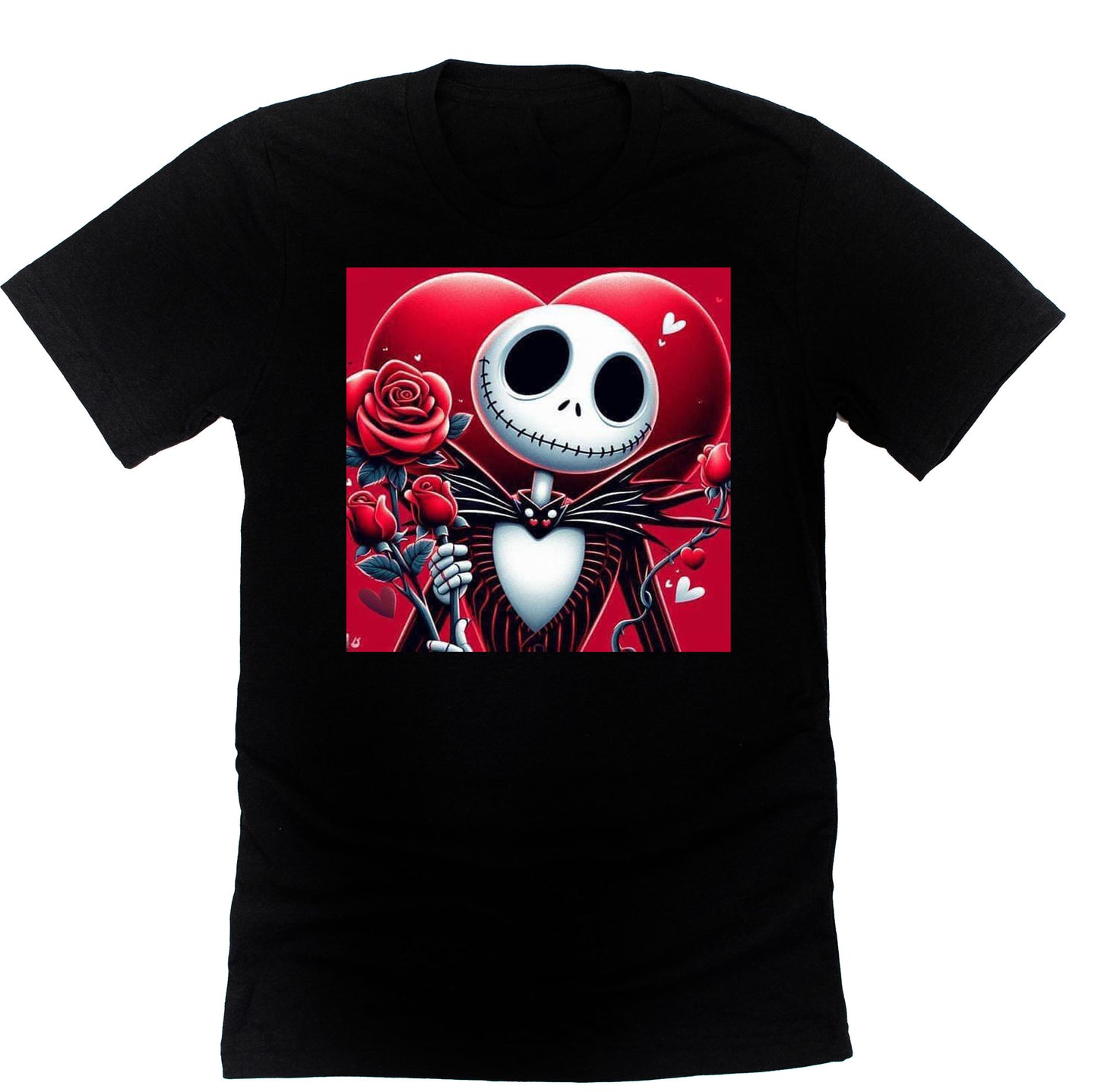 Jack Skellington Hearts Love Valentine Shirt