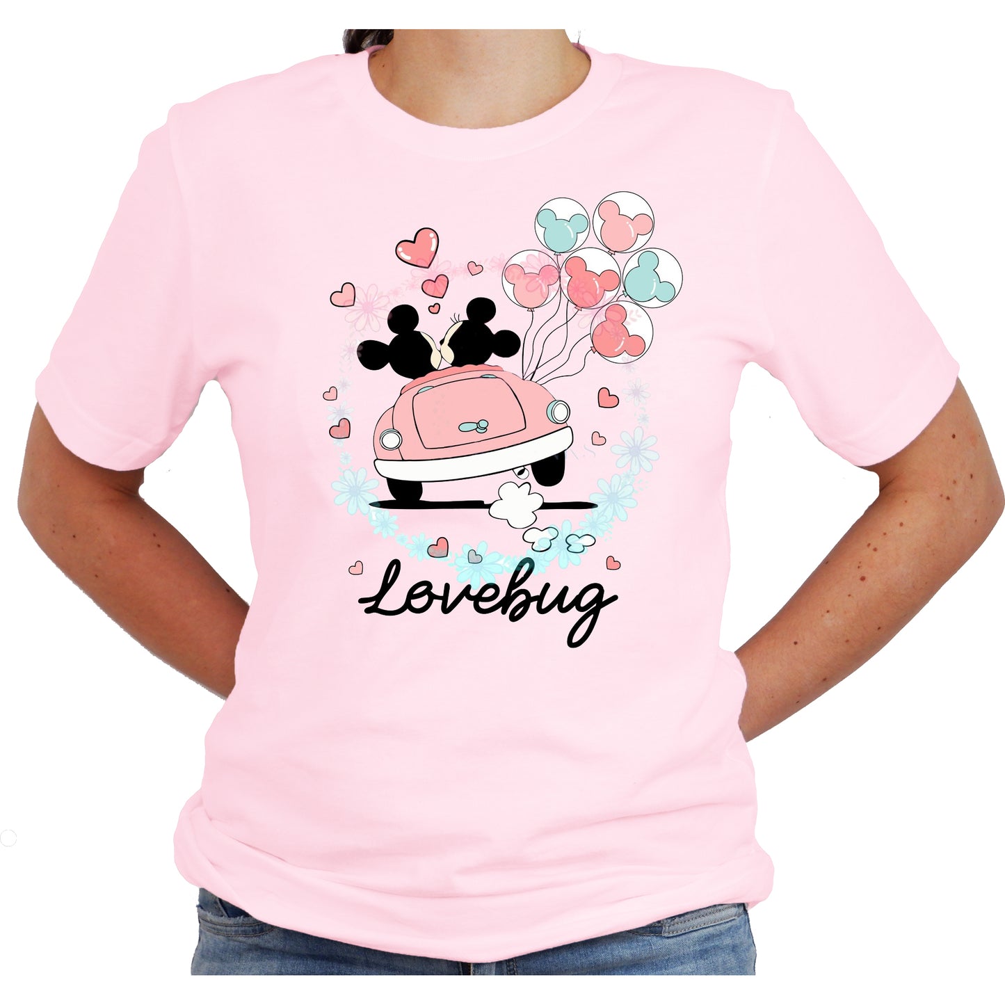 Mickey Minnie Love Bug Valentine T-Shirt – Cute & Casual