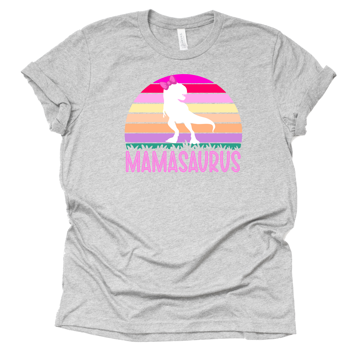 Mamasaurus Dinosaur Shirt for Moms - Vintage Tee
