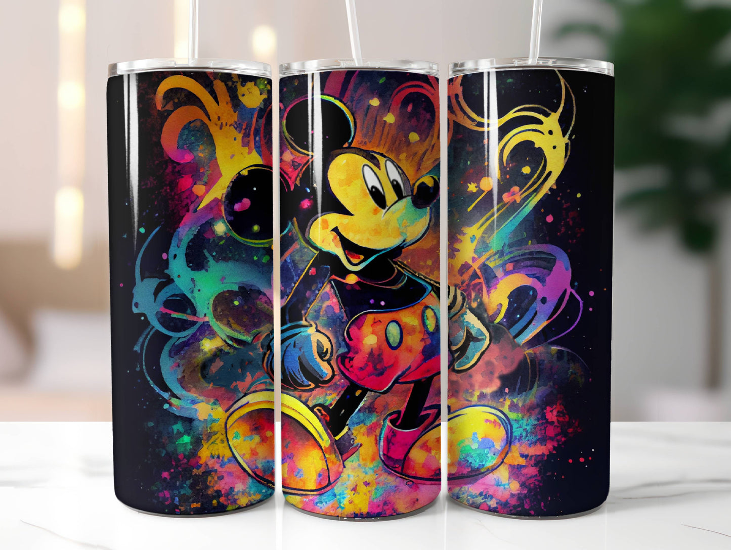 Disney Mickey Insulated Tumbler | Colorful Stainless Steel Mug