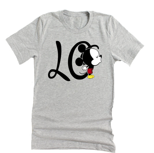 Mickey Minnie Love Valentine Shirt Couples Tee