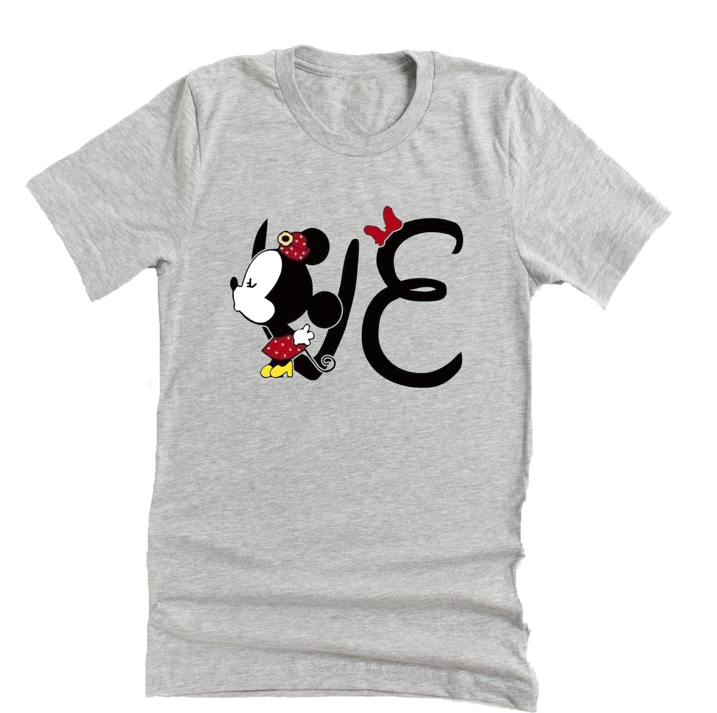 Mickey Minnie Love Valentine Shirt Couples Tee