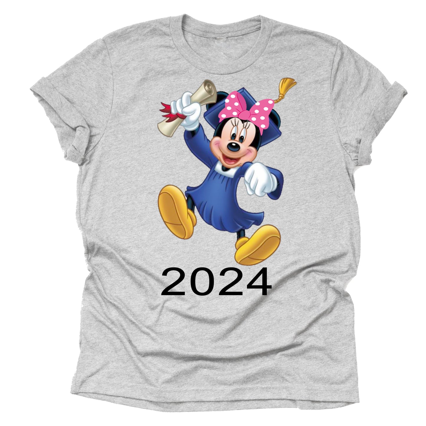Mickey Graduation 2024 T-Shirt Short Sleeve for Grads