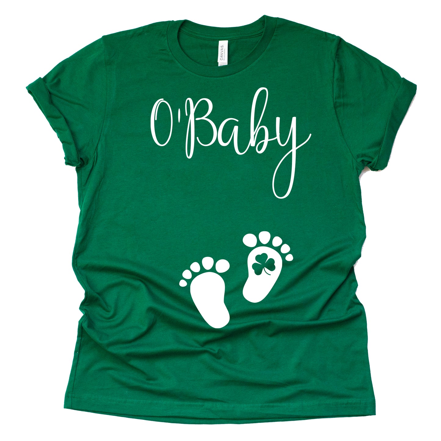 O'Baby St Patrick's Day Maternity Shirt for Celebrations