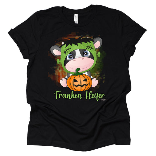 Franken Heifer Shirt – Cute Halloween Tee for Everyone