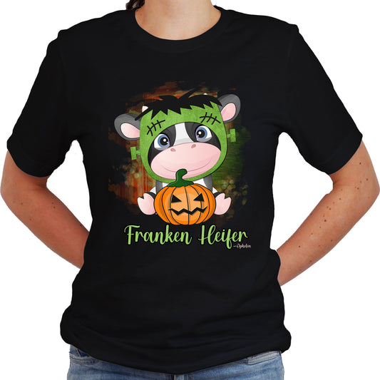 Franken Heifer Shirt – Cute Halloween Tee for Everyone