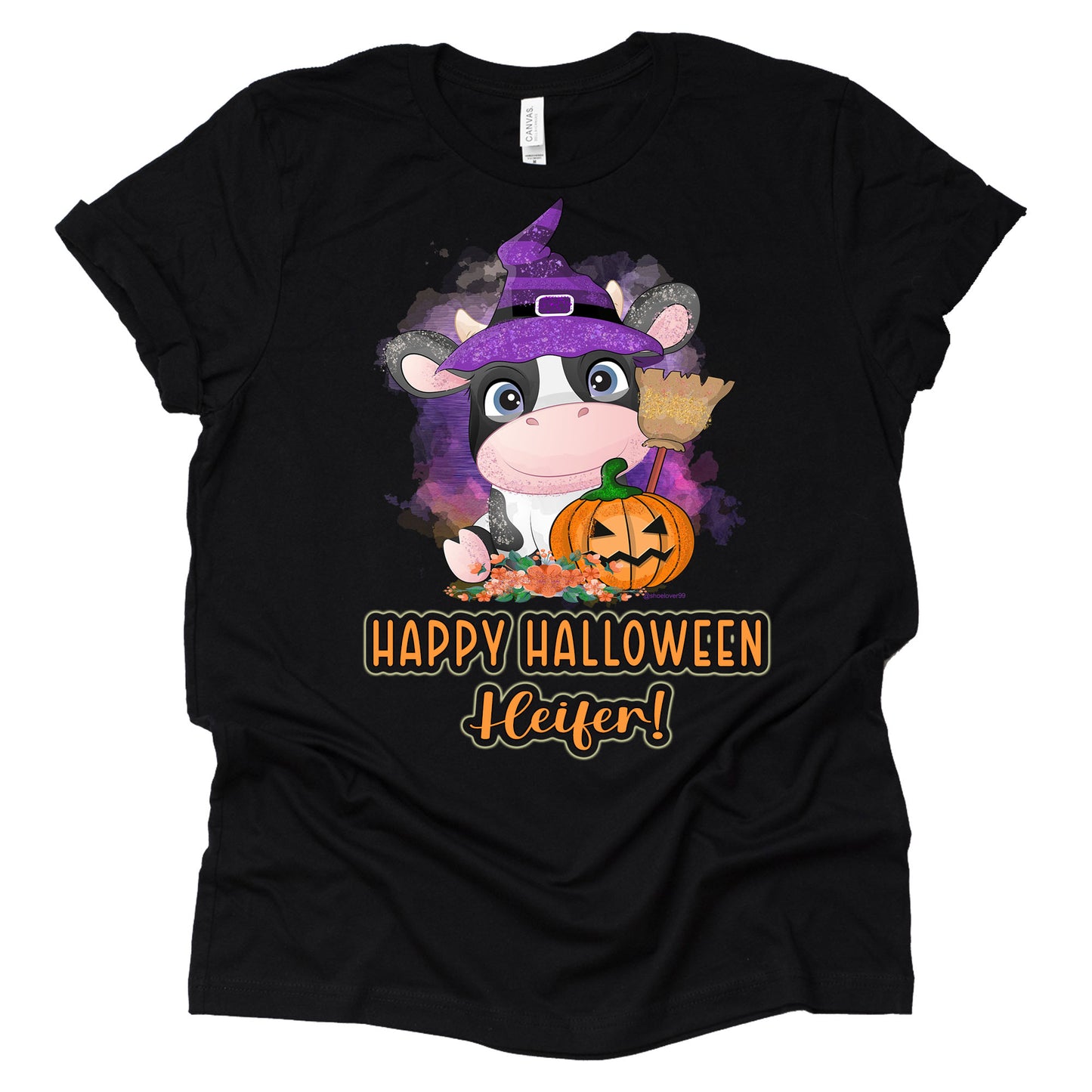 Happy Halloween Heifer Shirt - Fun Graphic Tee for Fall 🎃