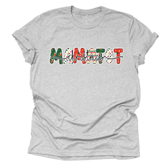 Mama Tot Christmas Shirt - Festive Graphic Tee