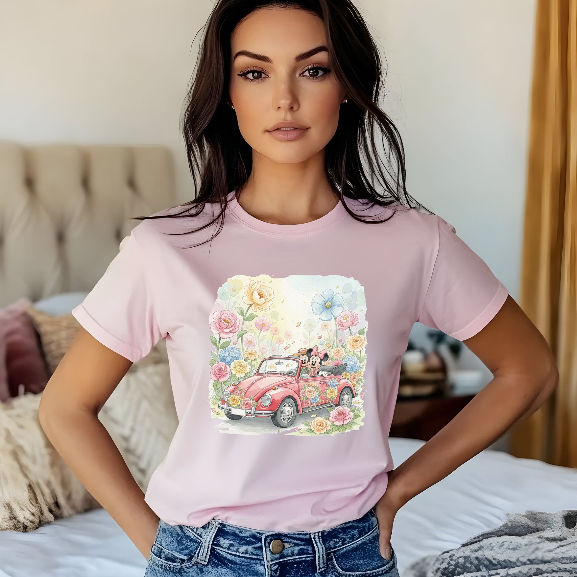 EPCOT Flower and Garden Festival graphic tee with floral theme park design