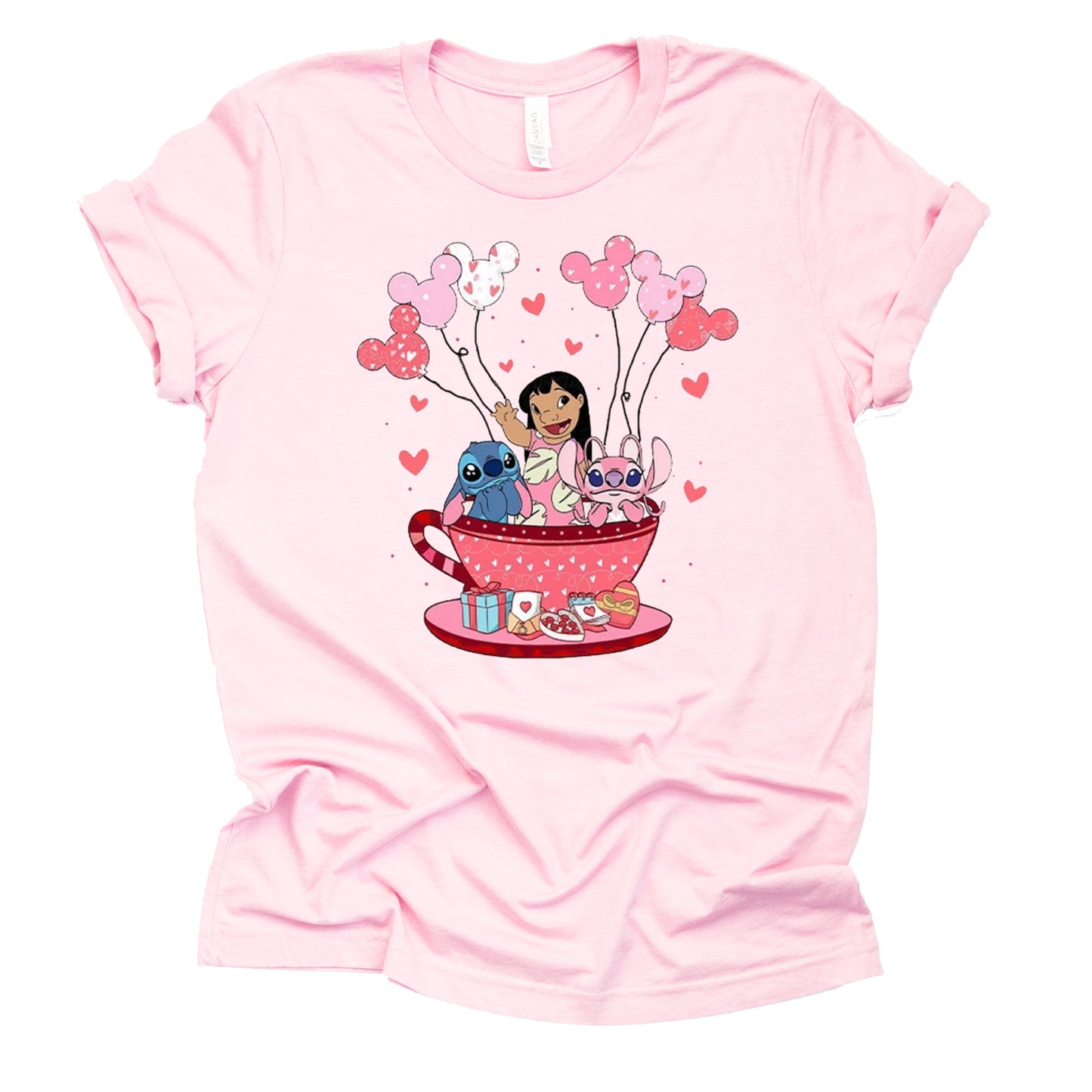 Valentine Graphic Design Casual Short Sleeve Shirt