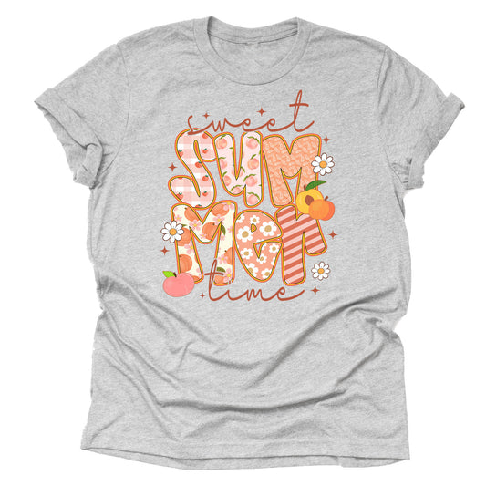 Sweet Summertime beach vacation printed graphic tee shirt