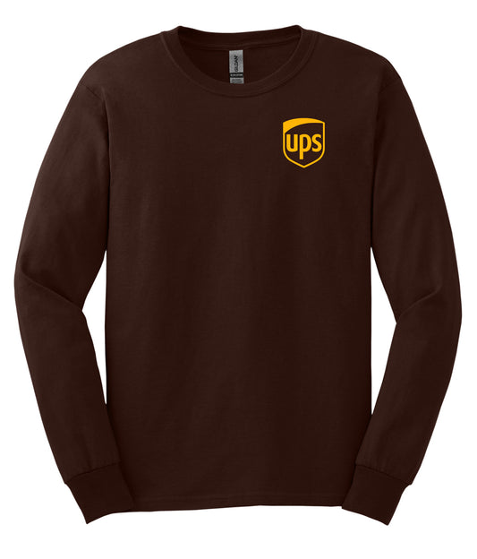 UPS long sleeve shirt for delivery drivers and uniform workwear