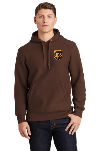 UPS uniform pullover hoodie sweatshirt for delivery driver work wear